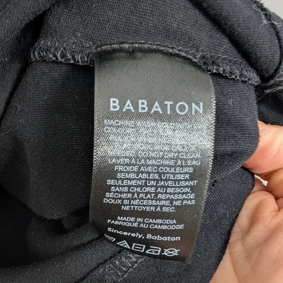 ARITZIA BABATON BLACK DRESS SIZE SMALL - Picture 5 of 6